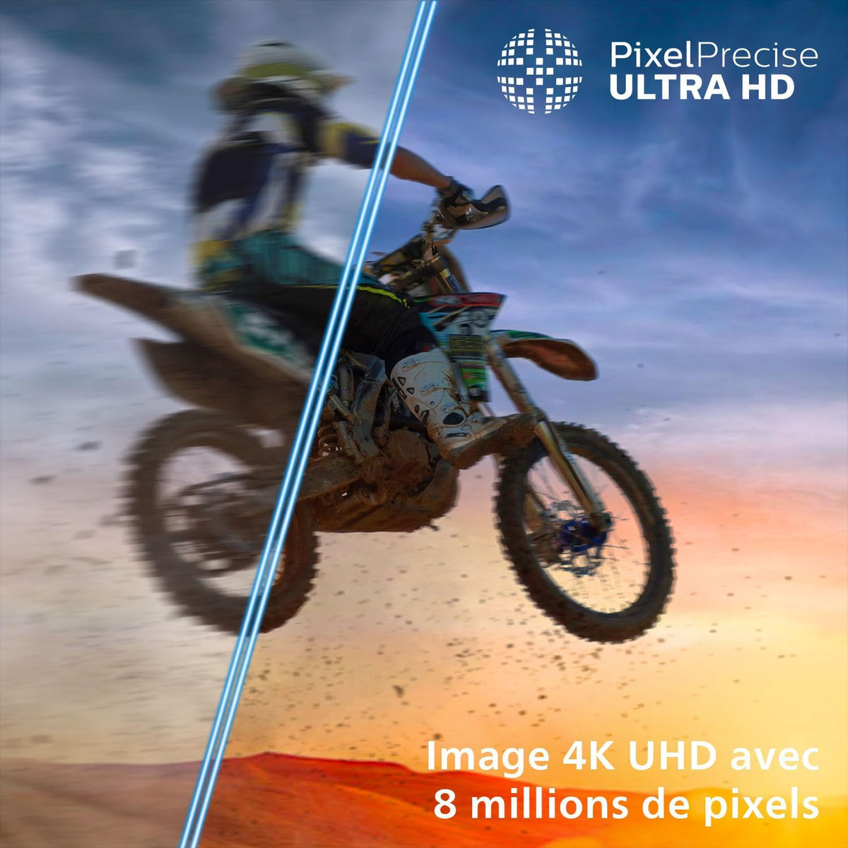 Philips 43PUS7200 Smart TV LED 4K - Pantalla de 43 pulgadas con plataforma Pixel Precise Ultra HD, Titan OS y sonido Dolby Atmos - Compatible con Alexa y el Asistente de Google