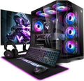 PC Gamer VIBOX Completo Pantalla 27" Intel Core i9 12900KF 5,2 GHz Nvidia RTX 5070 12 GB 32 GB RAM 1 TB SSD NVMe M.2 Windows 11 WiFi Negro