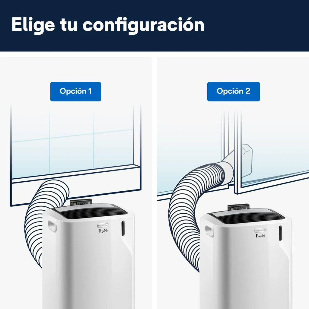 Pinguino PAC EM90K SILENT Aire Acondicionado Portátil 9.800 BTU/h, 2,5 kW, hasta 85 m³, función deshumidificador y ventilación