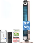Ventilador de torre inteligente DREO silencioso de 25 dB con refrigeración, ventilador de torre WiFi de 106 cm compatible con Alexa, oscilación de 90°, mando a distancia, 9 velocidades, 4 modos, temporizador de 12 horas, control por voz, luz estelar