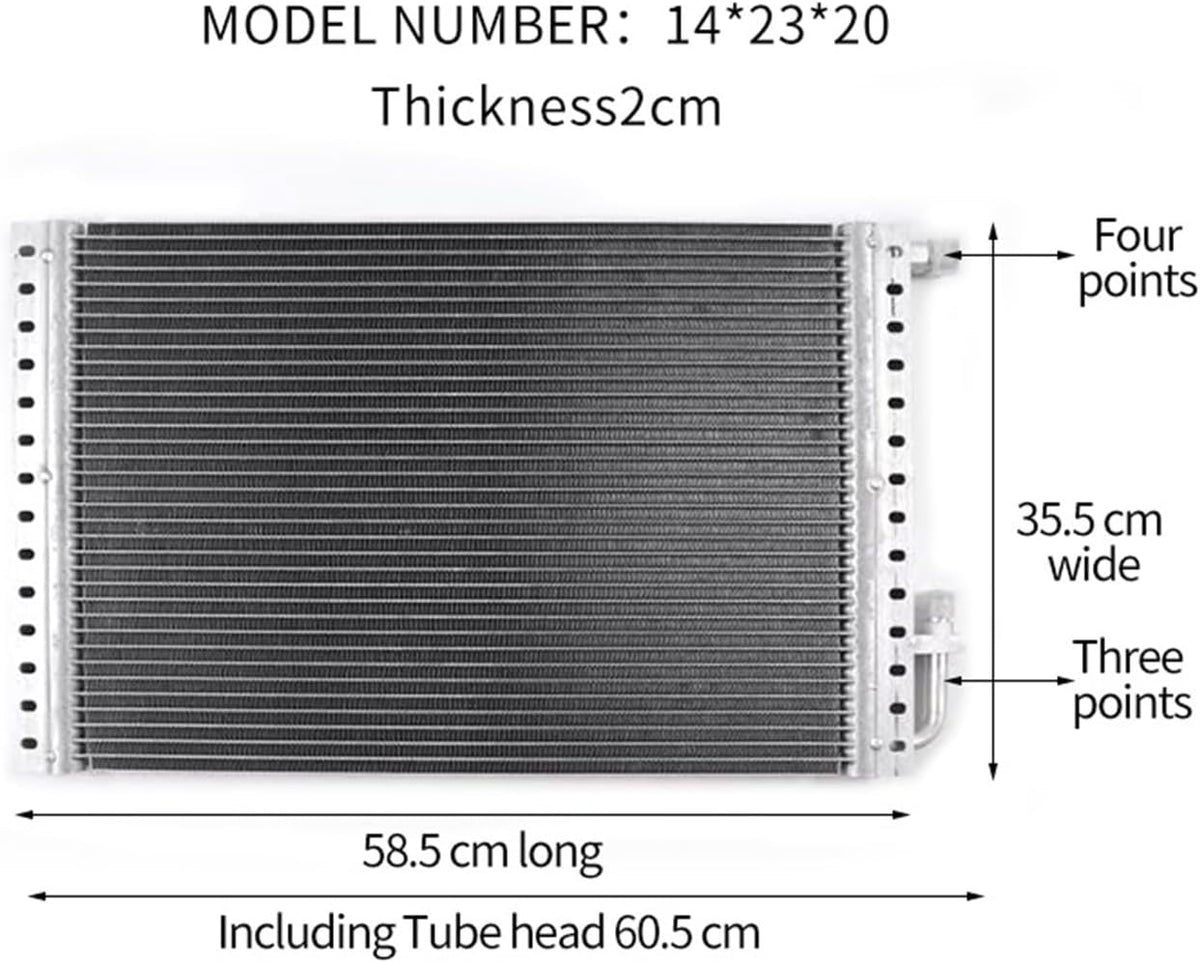 Aire acondicionado para coche, kit de aire acondicionado universal para automóvil 12V 24V, A/C para camión, minibús, furgoneta, tractor, excavadora, vehículo recreativo (12V solo frío)