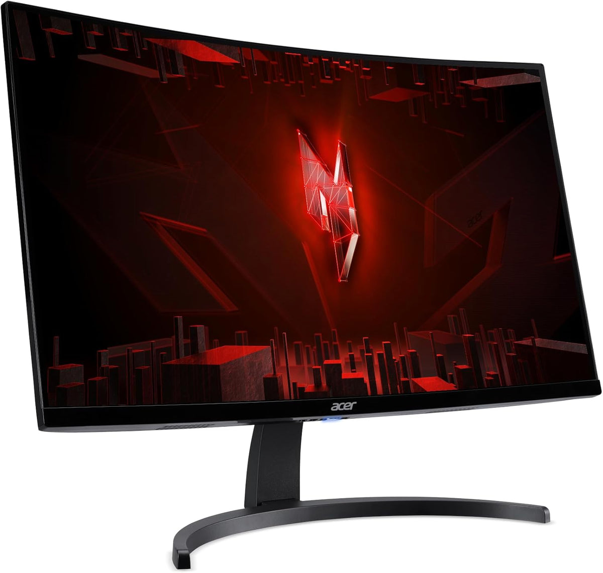 acer Nitro ED270R S3 bmiipx, Monitor Gaming Curvo 27" FullHD, 180Hz (Curva 1500R, 1920x1080, 16:9, Freesync, 1ms (VRB), 250Nits, ComfyView, 2xHDMI 2.0/1xDP 1.2) Monitor PC Curvo, Color Negro