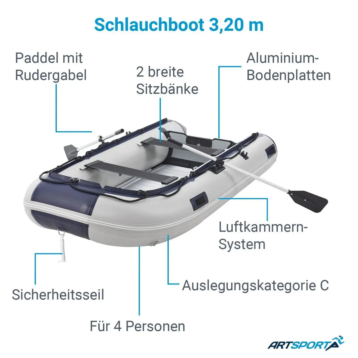 2025 Bote inflable 3,20 m