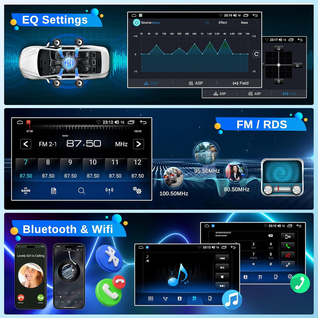 Autorradio Android 13 2 DIN Navegación GPS compatible con Peugeot 206 206CC 206SW 2000-2008, pantalla táctil de 7", reproductor multimedia de coche, unidad principal 2+32G, Mirror Link/USB/cámara de marcha atrás