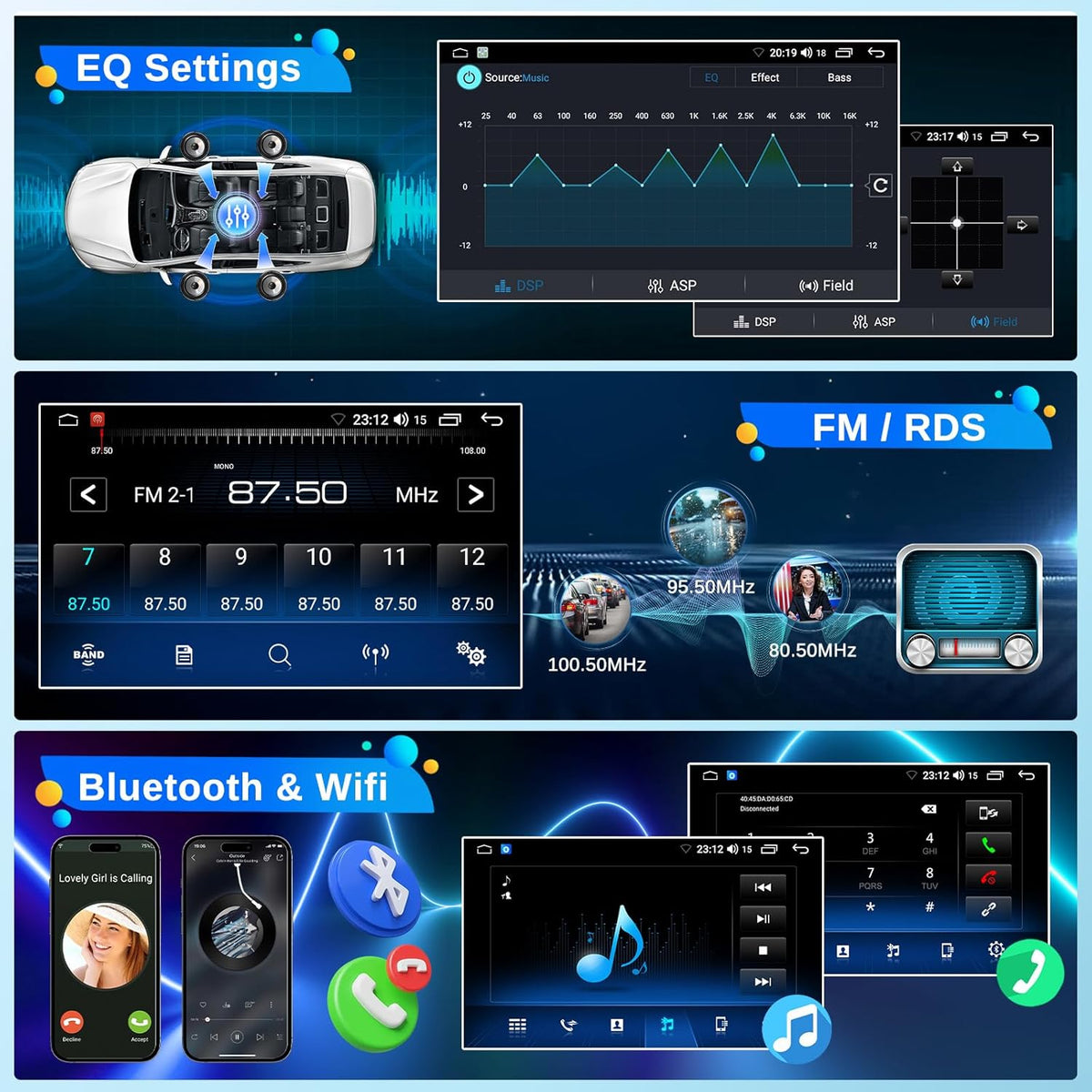 Autorradio Android 13 2 DIN Navegación GPS compatible con Peugeot 206 206CC 206SW 2000-2008, pantalla táctil de 7", reproductor multimedia de coche, unidad principal 2+32G, Mirror Link/USB/cámara de marcha atrás