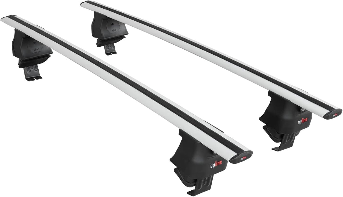 accessorypart Compatible con Peugeot 308 III (P5) 2021-2025 ACE-4 Barras de techo portaequipajes para coche gris aluminio 2 barras