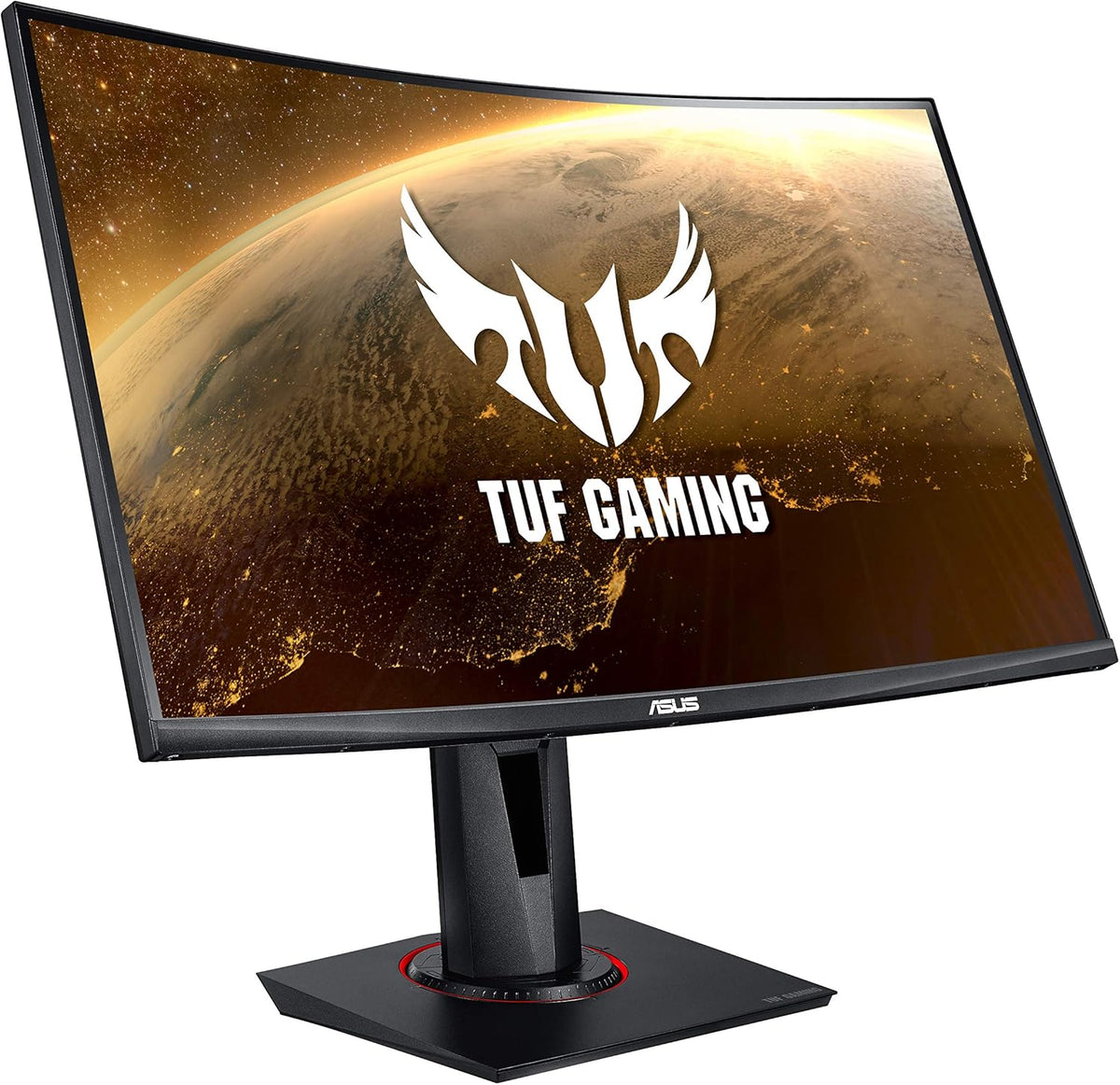 ASUS TUF Gaming VG27VQ - Monitor Gamer eSport 27" FHD - Panel VA curvo - 16:9 - 165Hz - 1ms - 1920x1080 - Display Port, HDMI y DVI - Altavoces - AMD FreeSync - Extreme Low Motion Blur