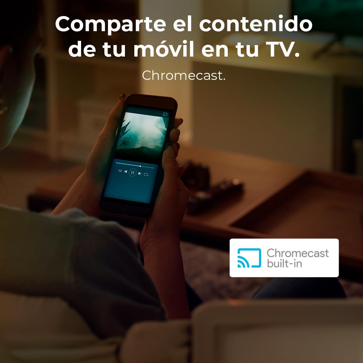 Smart TV Cecotec, televisor LED de 32 pulgadas, resolución HD, serie A4 ALH40032S. Sistema operativo Google TV, Dolby Audio, HDR10, 16 GB de ROM, Bluetooth, Asistente de voz de Google y Chromecast.