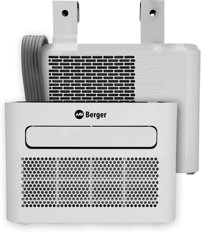 Aire acondicionado portátil BERGER Arktar 5000 Pro con calefacción | Aire acondicionado móvil para camping, caravanas y autocaravanas | Unidad de aire acondicionado para refrigeración y deshumidificación | Control por aplicación y función de temporizador