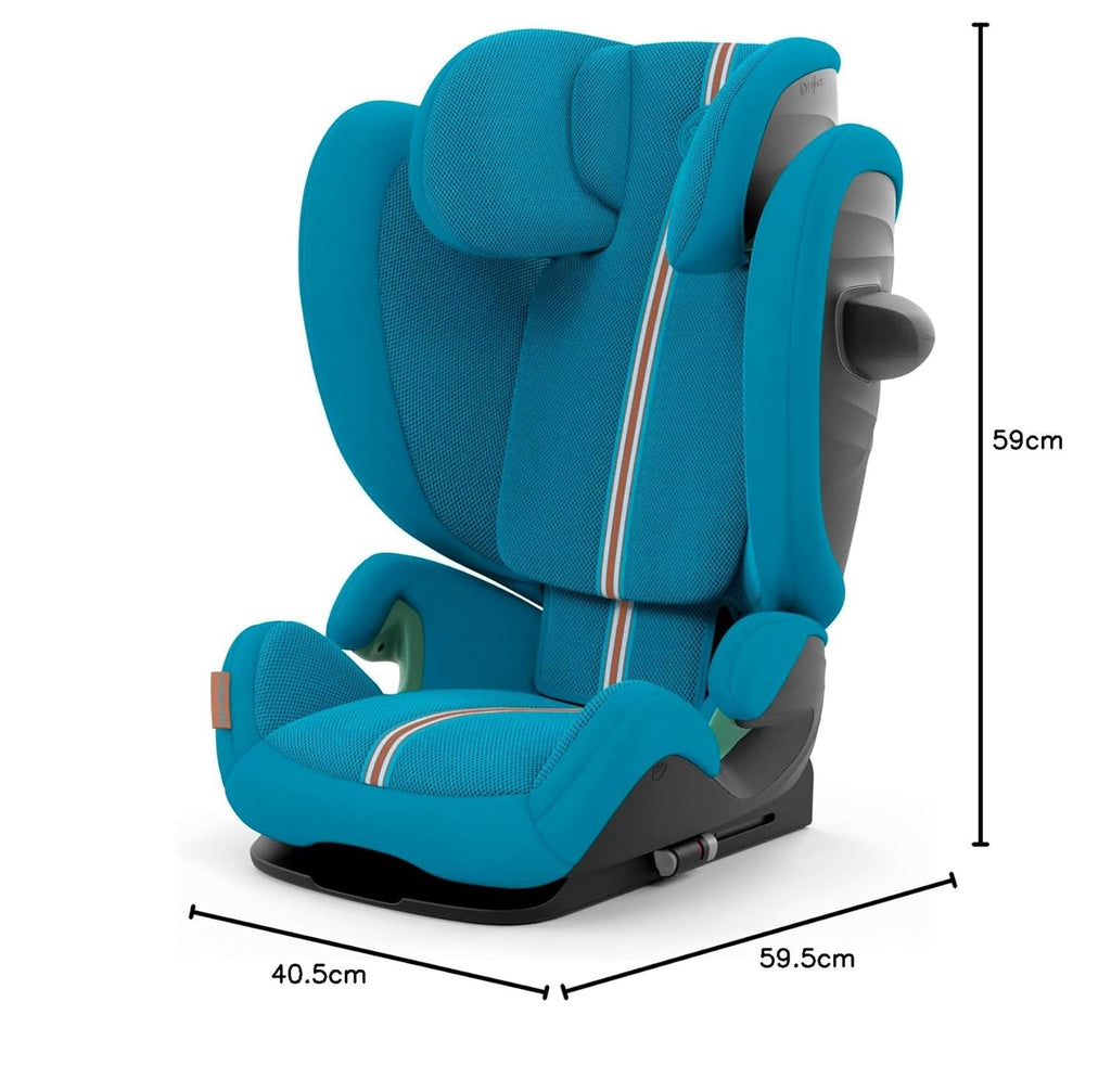 CYBEX Gold Silla de coche infantil Solution G i-Fix, para coches con y sin ISOFIX, desde aprox. 3 hasta 12 años (100 - 150 cm), desde aprox. 15 hasta 50 kg, Lava Grey