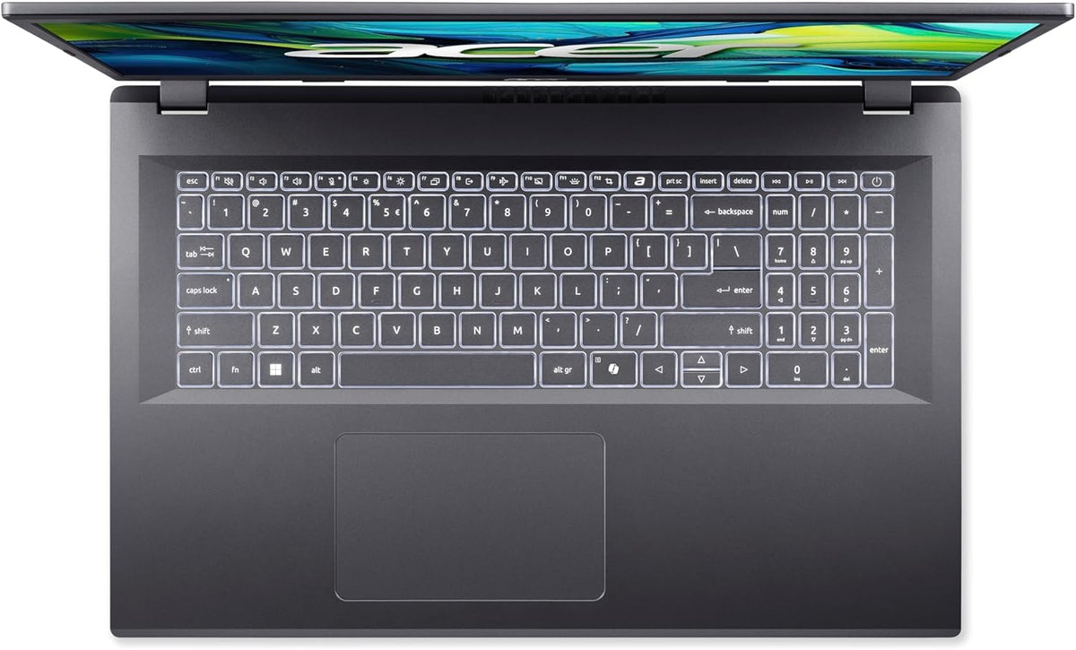 acer Aspire 17 A17-51M-51CV, Portátil 17,3" Full HD IPS 60 Hz (Intel Core i5-1334U, 16 GB RAM, 512 GB SSD, Intel XE Graphics, Windows 11 Home), Gris, Teclado francés AZERTY