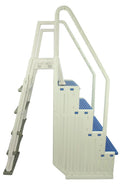 Sistema de piscina elevada Confer Step 1 y escalera para piscina – seleccionar color
