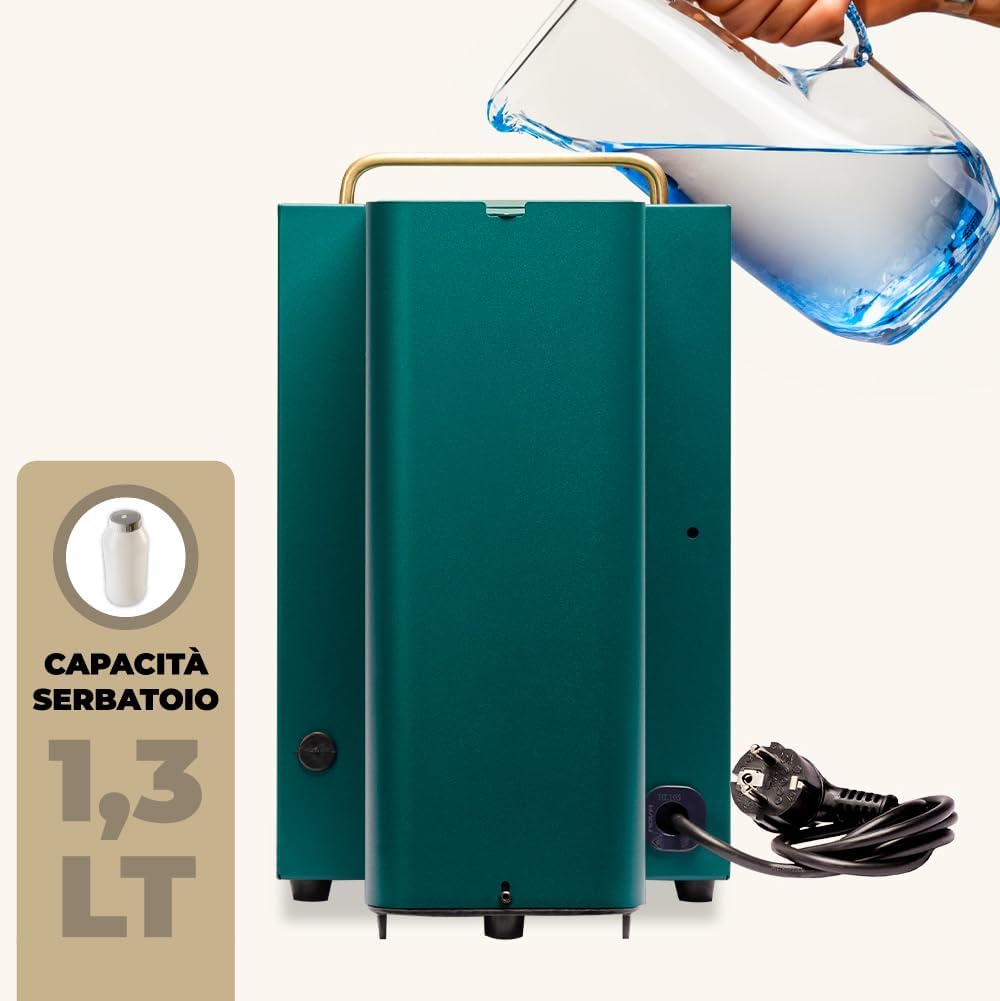 Cafetera Faber PRO Total Deluxe de latón, papel ESE de 44 mm, 1,3 litros, (blanco)