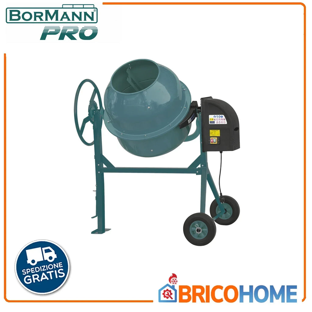 Hormigonera eléctrica 2026 BORMANN Pro 180 L 800 W BMX1810