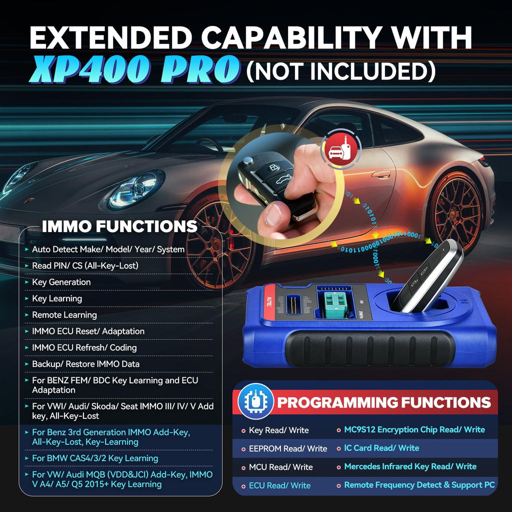 Autel MaxiIM IM508S Herramienta de Diagnóstico Automotriz con Programador de Llaves XP200, Programación IM508 KM100 Versión 2026, 2 Años de Actualización, Modos Experto y Smart, 3000+ Pruebas Bidireccionales, 40+ Servicios Especiales