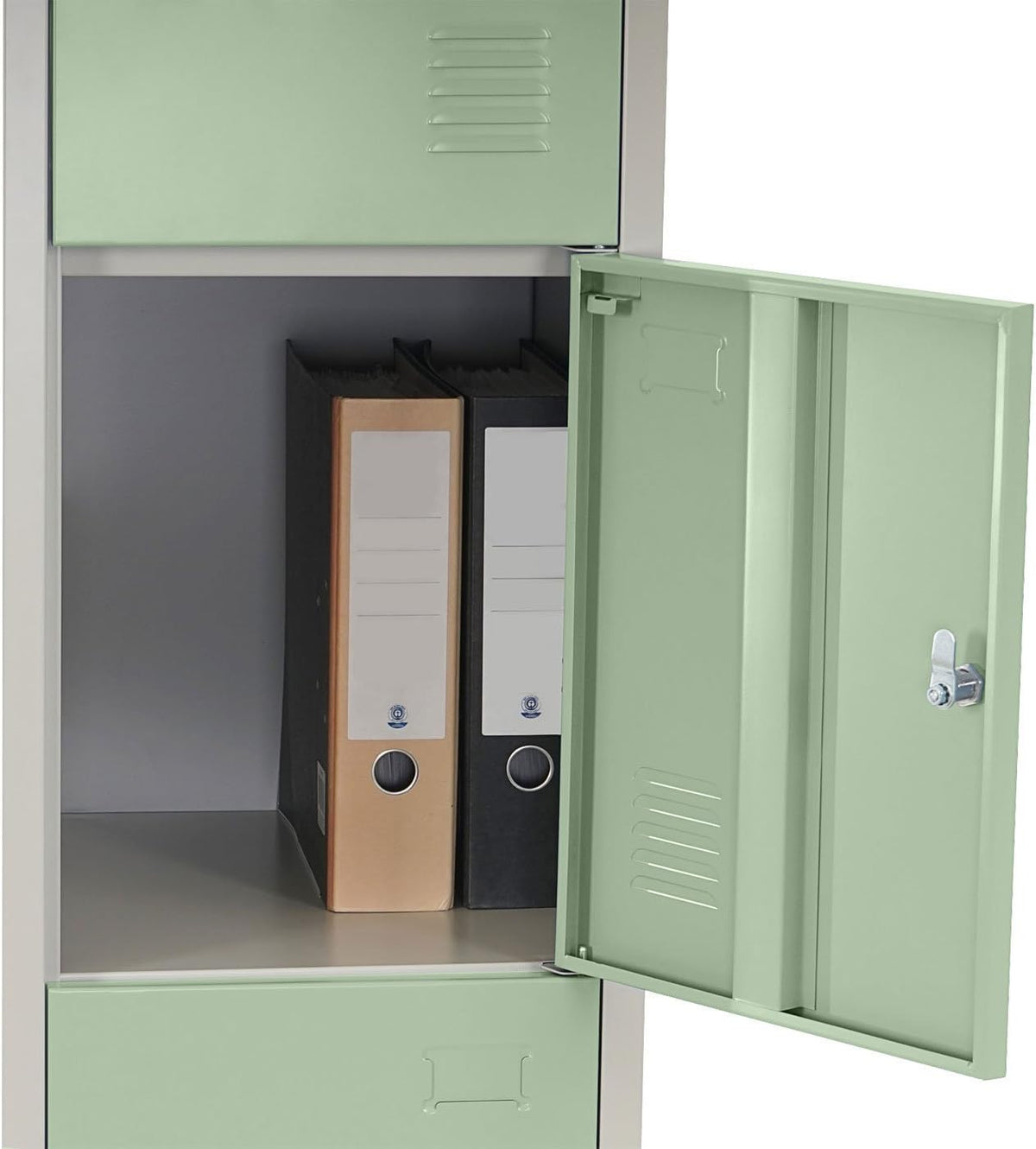 Taquilla Mendler Boston T163, armario para objetos de valor, casillero, metal 180x38x45cm - verde