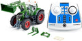 siku 6796, Tractor Fendt 933 Vario con cargador frontal, verde, metal/plástico, 1:32, radiocontrol, incl. mando a distancia bluetooth y accesorios, control posible mediante app móvil
