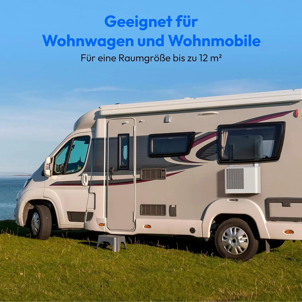 Aire acondicionado split, refrigeración, deshumidificación, ventilación, P502 MD37735, 5000 BTU, para caravana y autocaravana, con kit de montaje