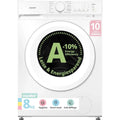 Lavadora de carga frontal de 8 kg CF08EWP05W con función de vapor y programa para pelo de mascota, 16 programas, clase de eficiencia energética A-10 y función de pausa y carga.