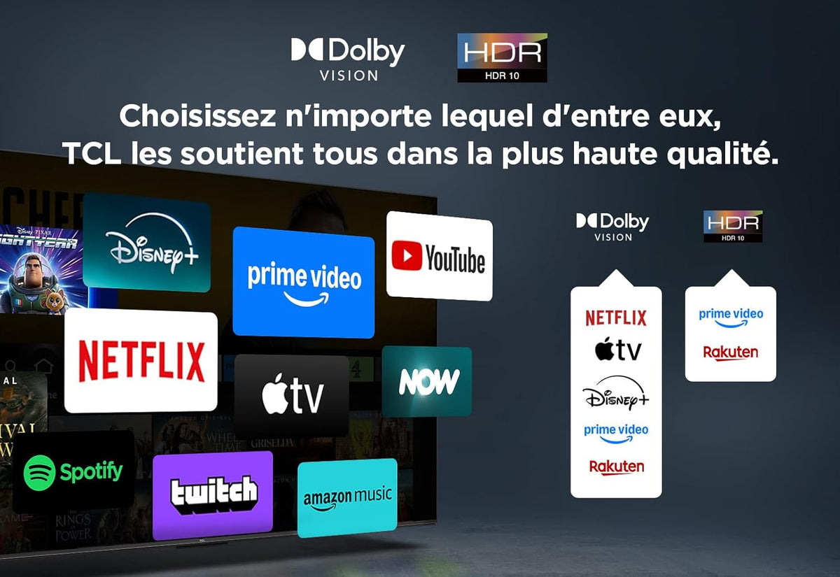 TCL 55PF650 55 pulgadas 4K Ultra HD, TV HDR, Smart LED Fire TV (Dolby Vision, Dolby Atmos, DTS, HDR 10, Airplay2, Miracast)