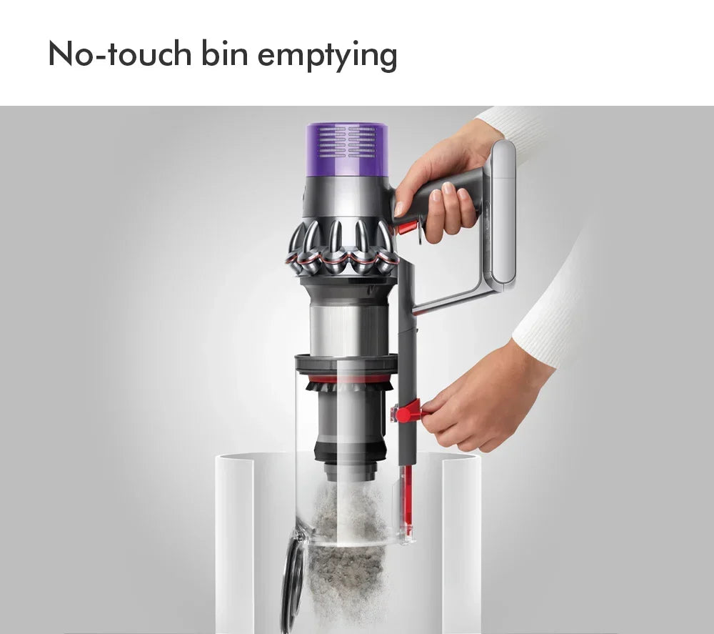 Aspiradora escoba inalámbrica Dyson V11 Extra 2026 – Hasta 60 minutos de autonomía – Acabado en níquel y rojo