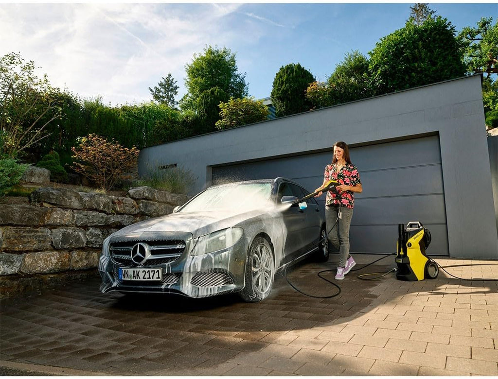 Hidrolimpiadora Kärcher K 7 Premium Smart Control Flex Home, Presión: 180 bares, Caudal: 600 l/h, Rendimiento: 60 m²/h, Filtro de agua, Peso: 18 kg, Manguera flexible, Lanza Multi Jet