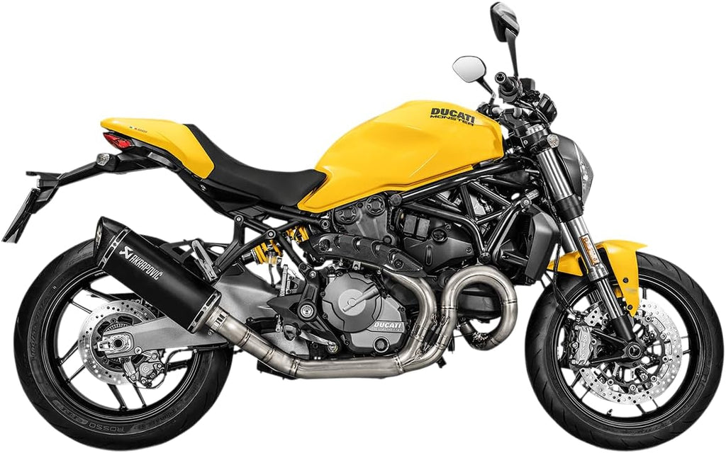 compatible con/reemplazo para 821/1200 MONSTER/S/R - 14/20 - SILENCIADOR TITANIO NEGRO AKRAPOVIC / 1811-3477