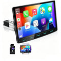 Autoradio Android 13 de 10,1 pulgadas, Apple CarPlay inalámbrico, Android Auto, navegación, DAB+, 1 DIN, Bluetooth, 8 núcleos, 32 GB, WiFi, 4G, GPS, cámara de visión trasera