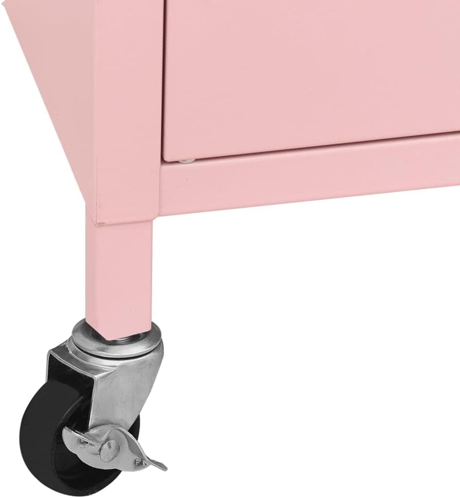 Armario de almacenamiento genérico rosa 60x35x56 cm de acero, Muebles, Armarios, Armarios de almacenaje y taquillas, 11,2 kg, 336265