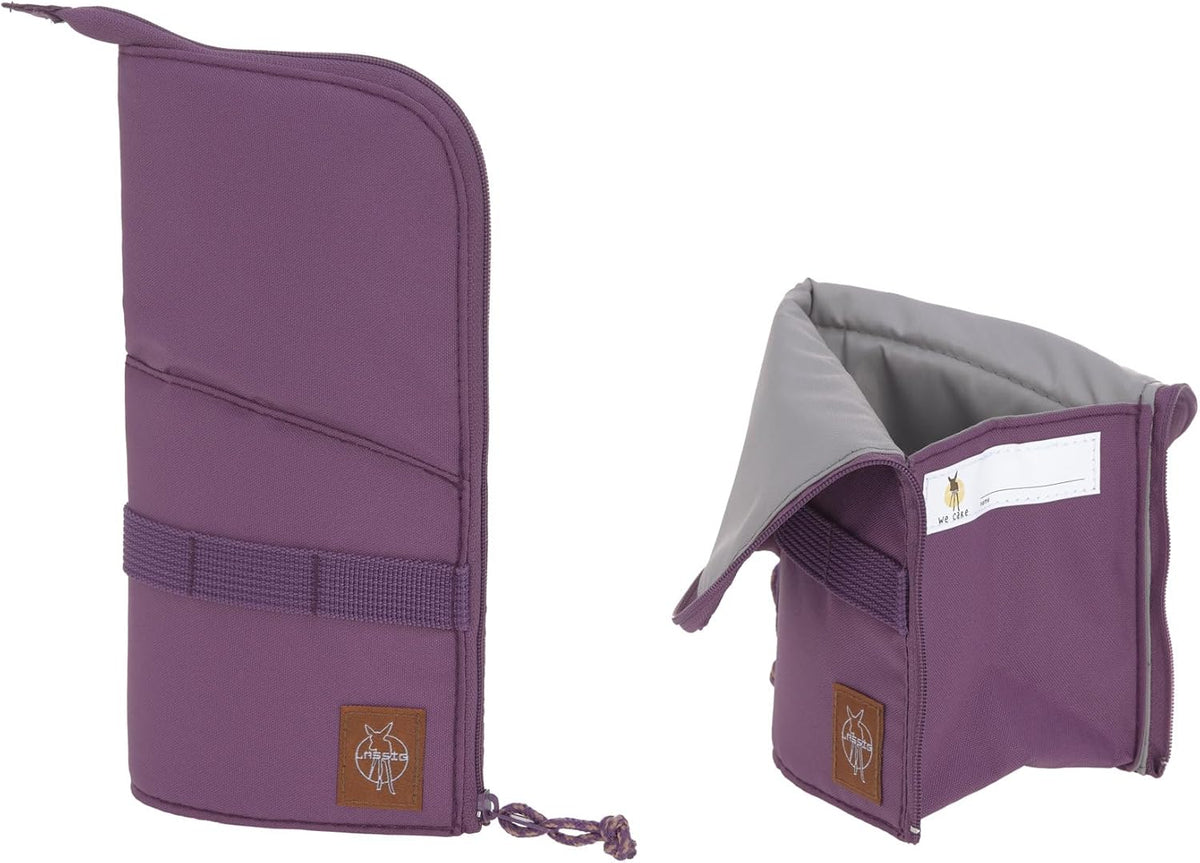 LÄSSIG Set de mochila escolar de 7 piezas para niños/School Set Boxy Unique Negro