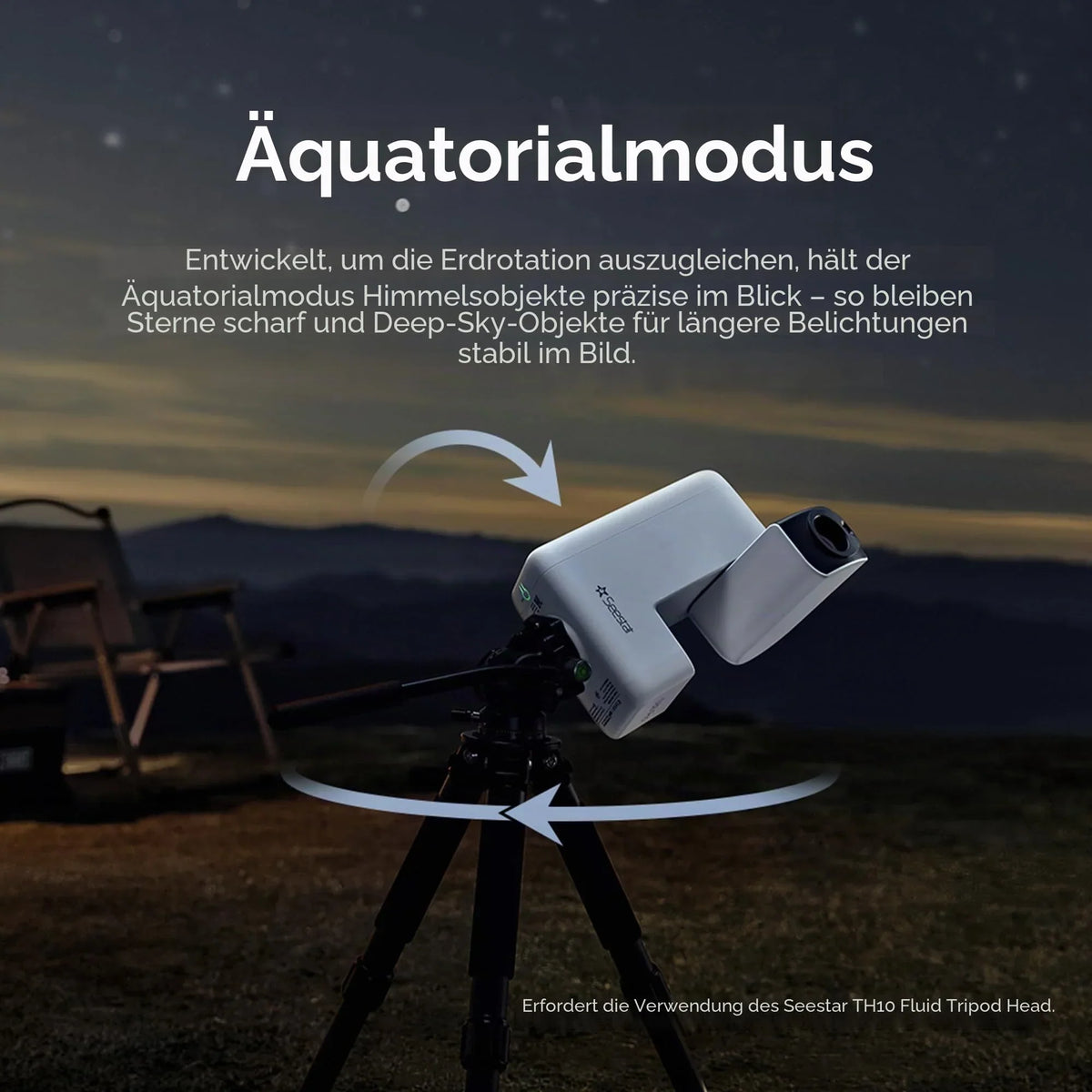 Telescopio inteligente Seestar S30 Pro para astrofotografía, objetivo de 30 mm, cámara dual 4K, seguimiento automático, control por aplicación GoTo