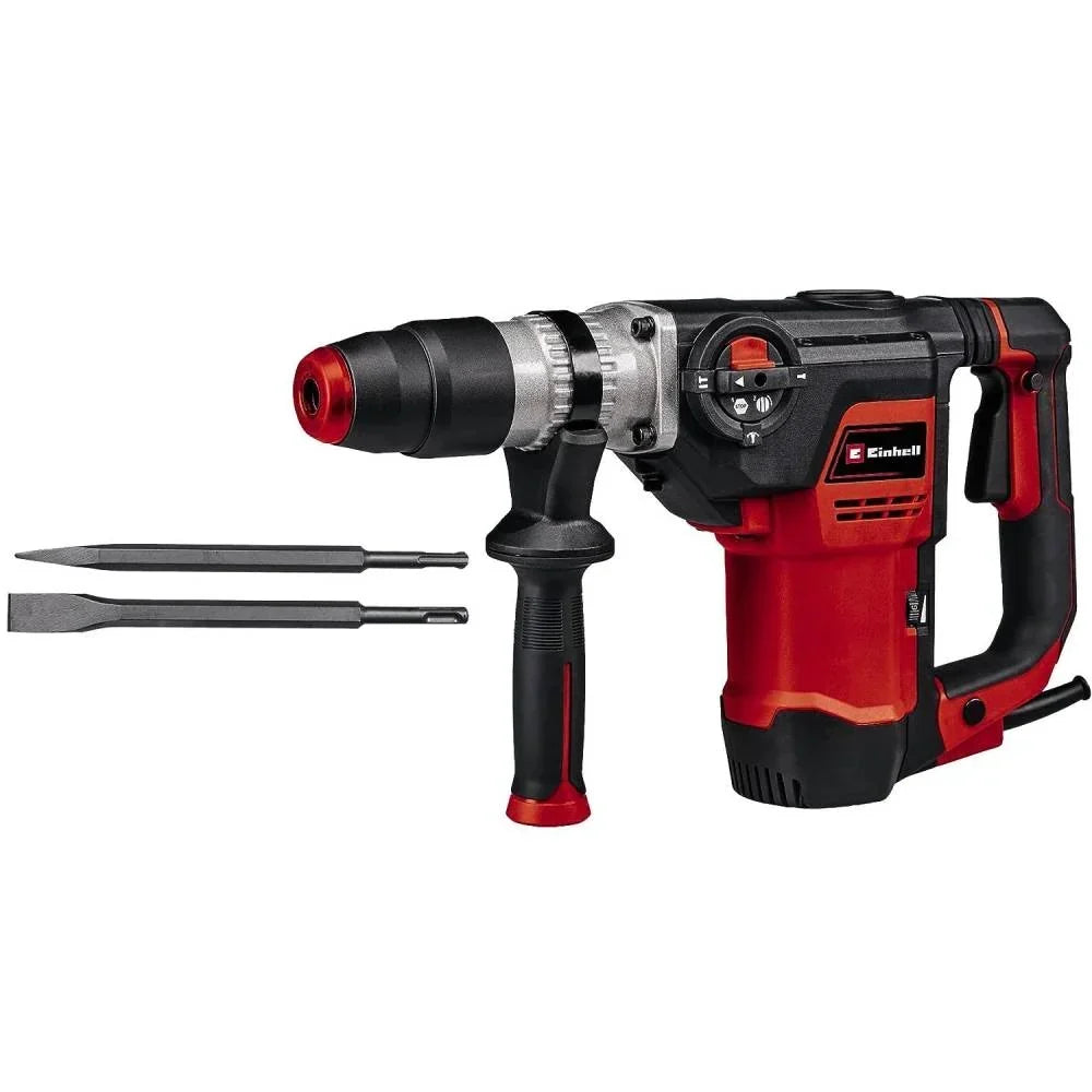 Martillo perforador TE-RH 40 3F 1050 W 10 J SDS-Max 40 mm hormigón 3 funciones con cincel plano y cincel puntiagudo