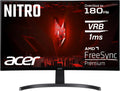 acer Nitro ED270R S3 bmiipx, Monitor Gaming Curvo 27" FullHD, 180Hz (Curva 1500R, 1920x1080, 16:9, Freesync, 1ms (VRB), 250Nits, ComfyView, 2xHDMI 2.0/1xDP 1.2) Monitor PC Curvo, Color Negro