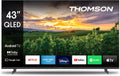 THOMSON Smart TV Android QLED de 43 pulgadas (109 cm), Google Assistant, Wi-Fi, Dolby Digital, Bluetooth, triple sintonizador (cable/satélite/antena), HDMI, CI+, panel A+ – 43QA2S13