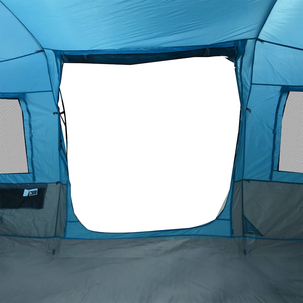 Tienda de campaña túnel para 4 personas impermeable azul 2025 V6491