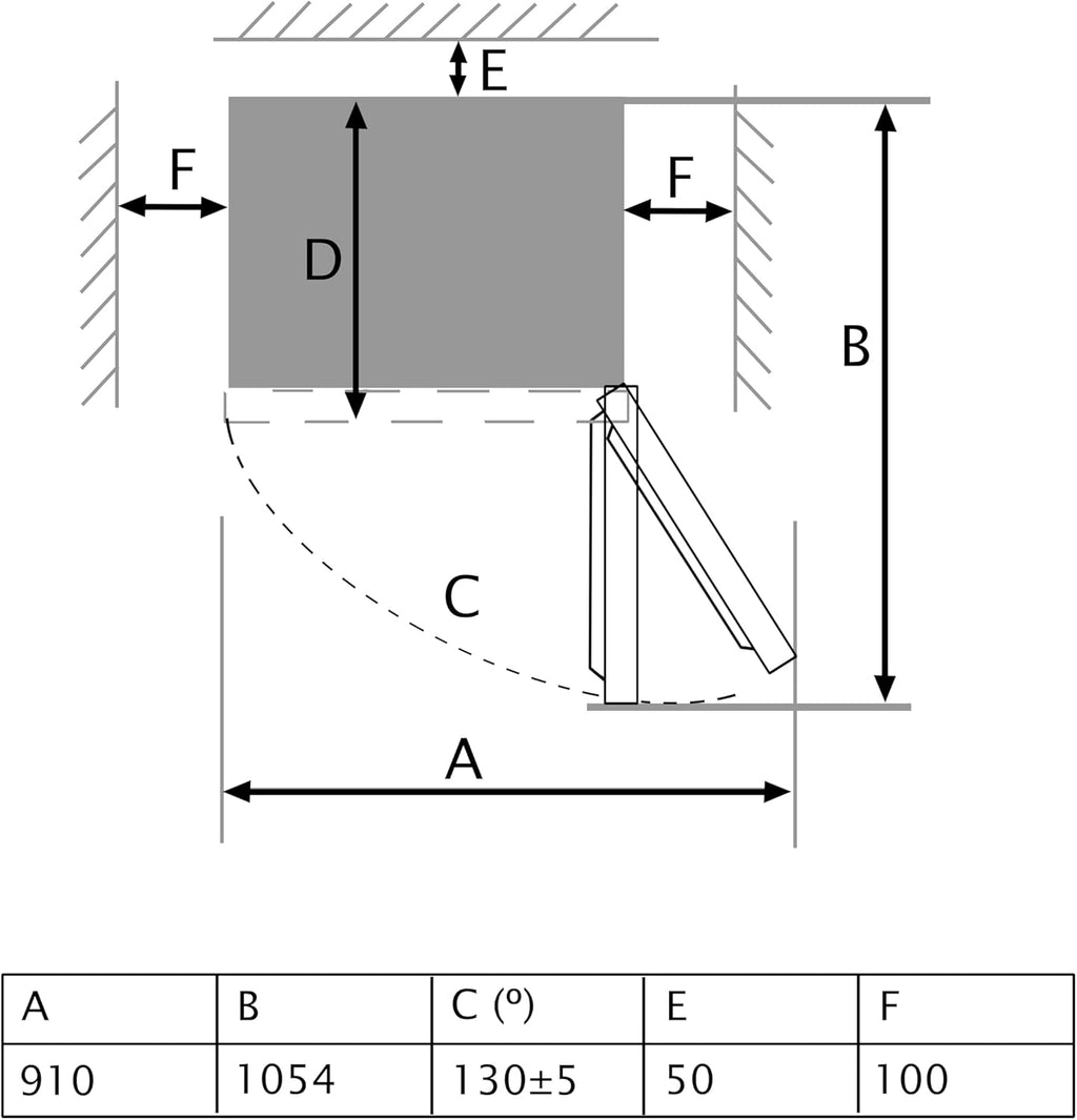 Frigorífico de dos puertas Cecotec Bolero CoolMarket 2D 261 White E. 261 L, clase E, descongelación manual, congelación ultrarrápida, puerta reversible, luz LED interior. 54x59,2x142,8 cm.