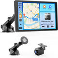 Pantalla Avylet CarPlay y Android Auto inalámbrica de 8'' con cámara de reversa AHD 1080P, Mirror Link, control por voz, llamadas manos libres, Bluetooth, actualización OTA, navegación GPS, AUX, FM