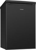 Frigorífico con congelador Bomann® | 109 litros | eficiente energéticamente, silencioso y compacto | 2 estantes, compartimento para frutas y verduras | Congelador de 4 estrellas | Sentido de apertura de puerta reversible | KS 7251 negro