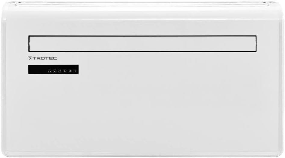 Acondicionador de aire de pared TROTEC PAC-W 2650 SH – Aire acondicionado 4 en 1 sin unidad exterior con función de calefacción, potencia frigorífica de 2,6 kW, control por aplicación WiFi, tecnología inverter, para habitaciones de hasta 34 m²