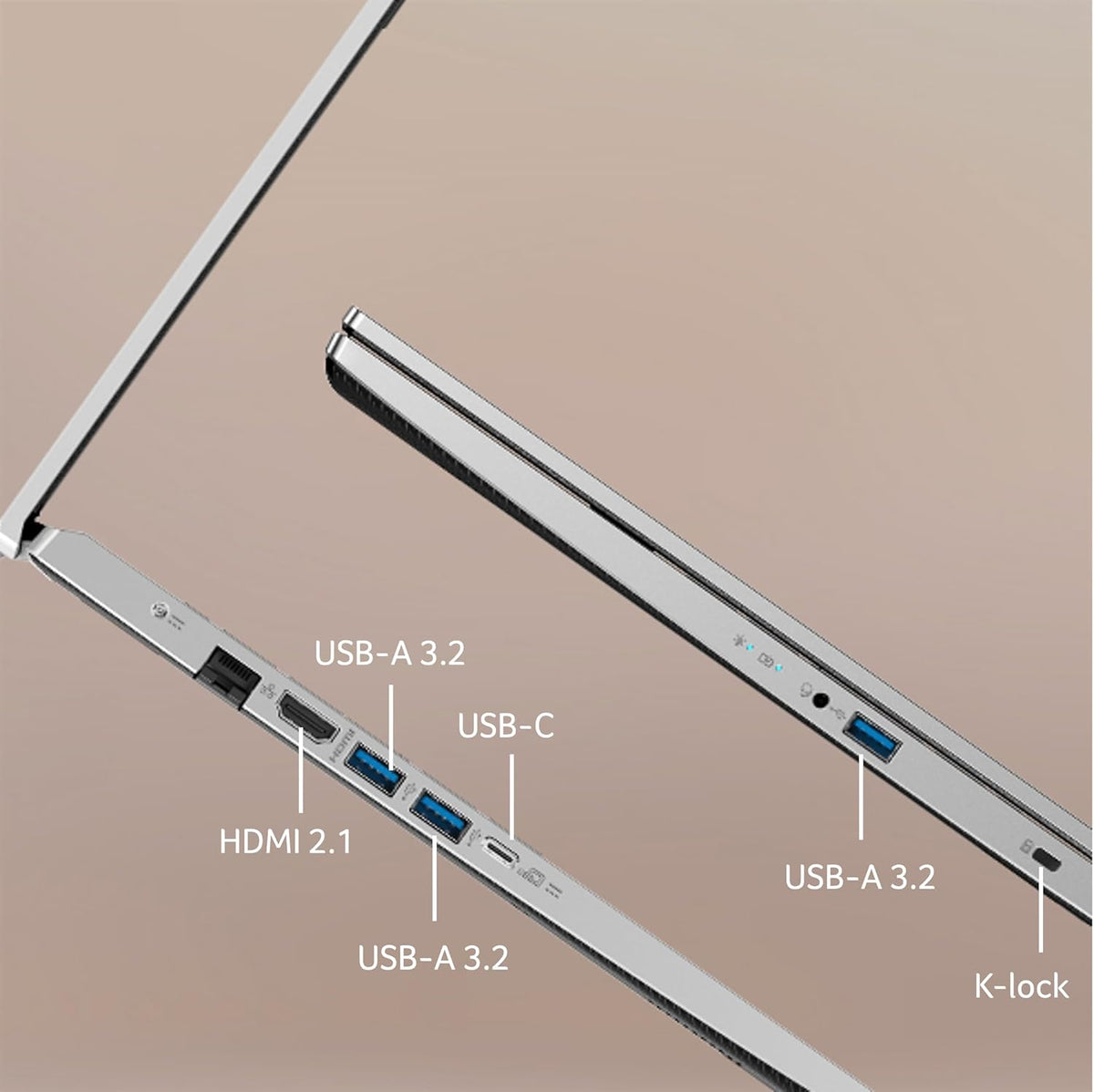 Acer Aspire 3 A315-44P-R732, Ordenador portátil 15.6" Full HD LED, PC portátil (AMD Ryzen 7 5700U, RAM 16 GB, SSD 512 GB, AMD Radeon Graphics, Windows 11 Home) Teclado AZERTY, Portátil gris