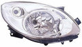 Repiauto Faro delantero derecho H4 cromado compatible con Renault Twingo 2 fase 1 2007-2011