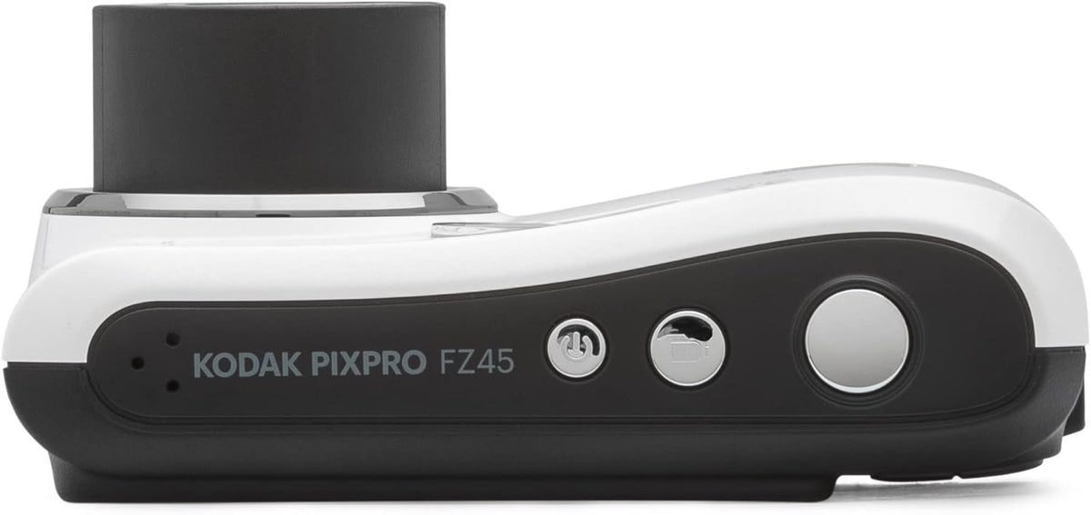 KODAK Pixpro - FZ45 - Cámara digital compacta de 16,44 megapíxeles - Negro - Blanco - 1280 x 720p