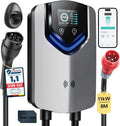 Cargador Wallbox para carga mediante APP, RFID, 11 kW, 400 V, 6-16 A, tipo 2, estación de carga para VE, cable de 8 m con soporte para cable