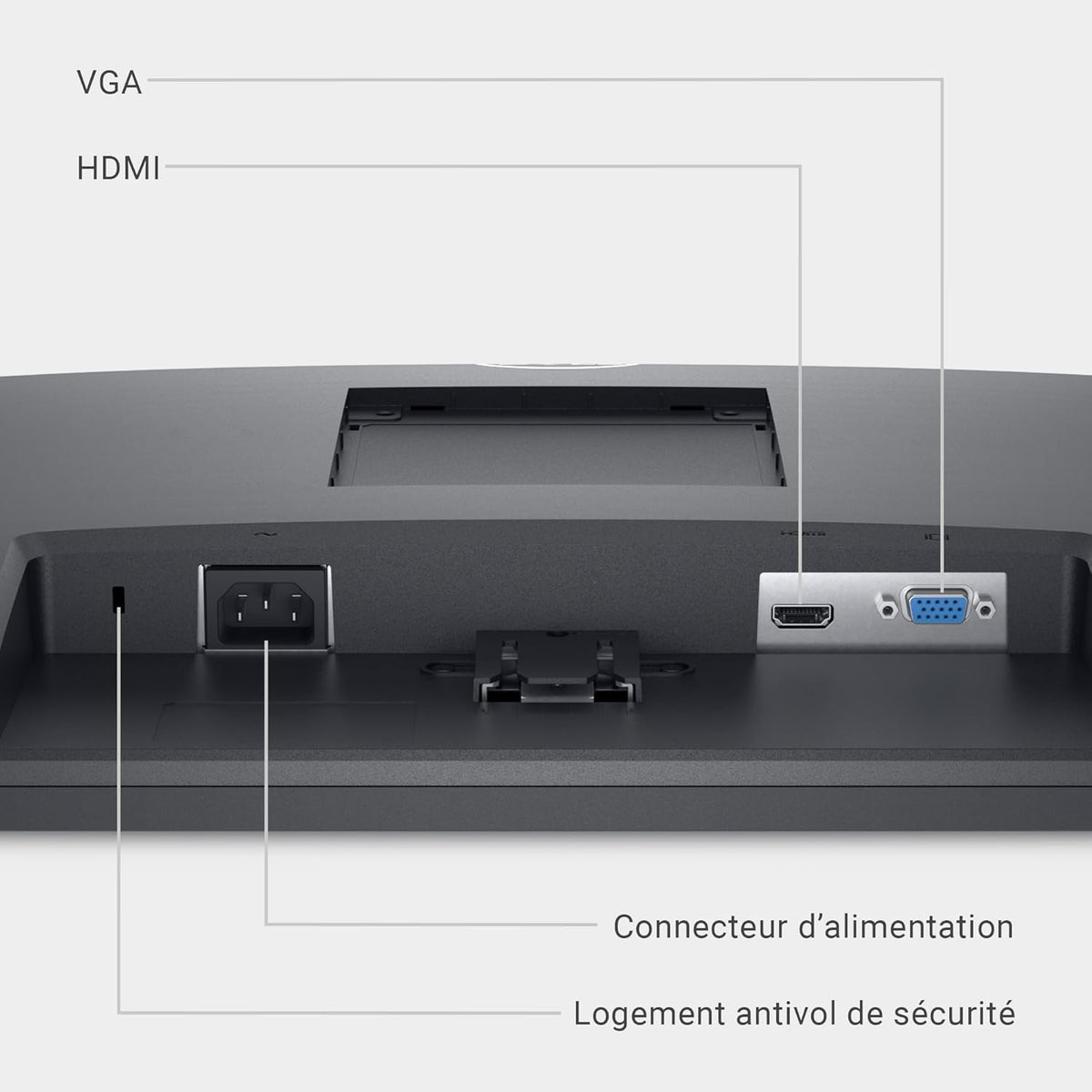 Monitor Dell SE2722HX 27" Full HD (1920x1080), 75Hz, VA, 4ms, AMD FreeSync, HDMI, VGA, 3 años de garantía, Negro