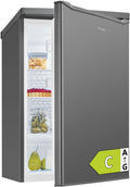Frigorífico Bomann® sin congelador | Clase energética C | 85 cm | 5 años de garantía en el compresor | Frigorífico pequeño | 0-8°C | silencioso 35 dB | 3 estantes | Frigorífico estándar 126 L | VS 7258 inox