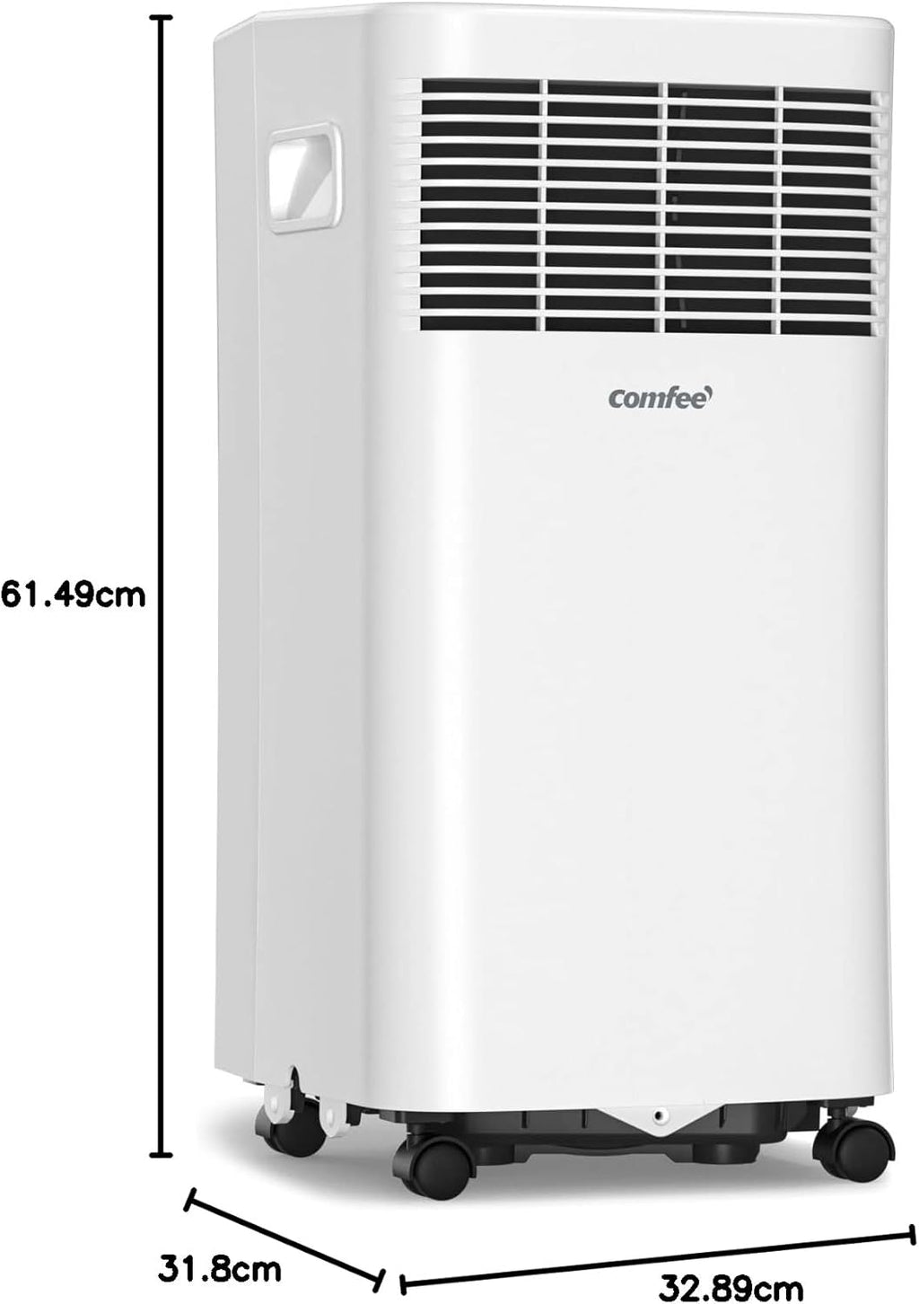 Aire acondicionado portátil Comfee MPPH-09CRN7, 9000 BTU 2,6kW, refrigeración, ventilación y deshumidificación, para habitaciones de hasta 88m³ (33㎡), aire acondicionado portátil con tubo de escape