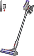 Aspiradora inalámbrica Dyson V8 Advanced, 130 AW, hasta 40 minutos de autonomía, cepillo Motorbar antienredos, elimina el pelo de mascotas, aspiradora de mano y suelo