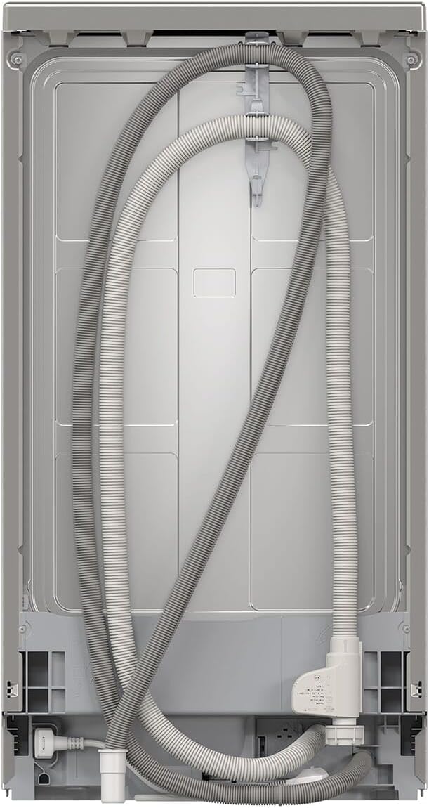 Lavavajillas inteligente Bosch Serie 2 SPV2IKX10E, totalmente integrable, 45 cm de ancho, cesta para cubiertos, secado extra con solo pulsar un botón, InfoLight punto de luz rojo en el suelo, protección AquaStop contra daños por agua, blanco