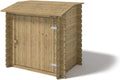 Caseta para bomba de piscina Paradies de madera 1,15 m, cobertizo de jardín, caseta de herramientas, armario para equipos, almacenamiento universal multiusos