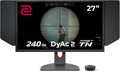 BenQ Zowie XL2746K Monitor Gaming, 27 pulgadas, 240Hz, 0.5ms, DyAc+, XL Setting to Share, S Switch, Escudo protector